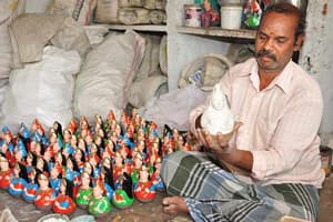 Thanjavur Doll Making