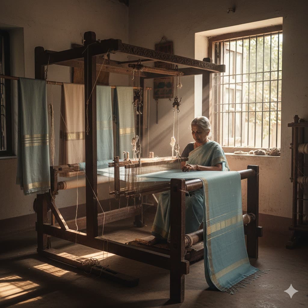 Aruppukottai Cotton Weaving